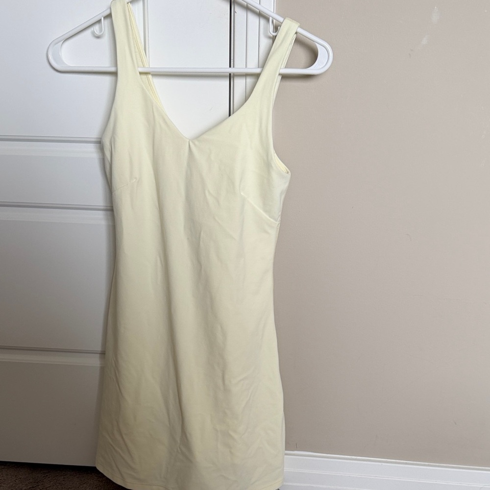 Lululemon Light Yellow Align Dress